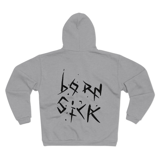 SF - Sudadera con capucha y cremallera Born Sick