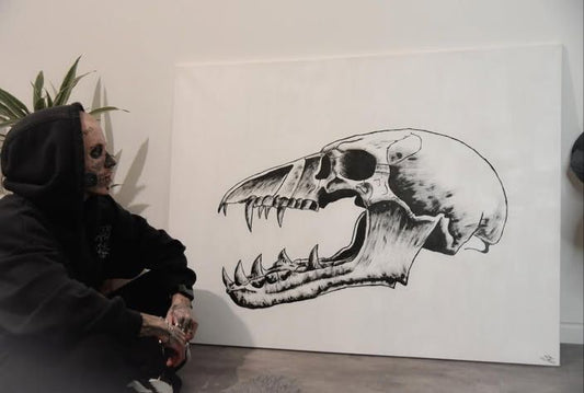 Hybrid Skull by SkeletonFace